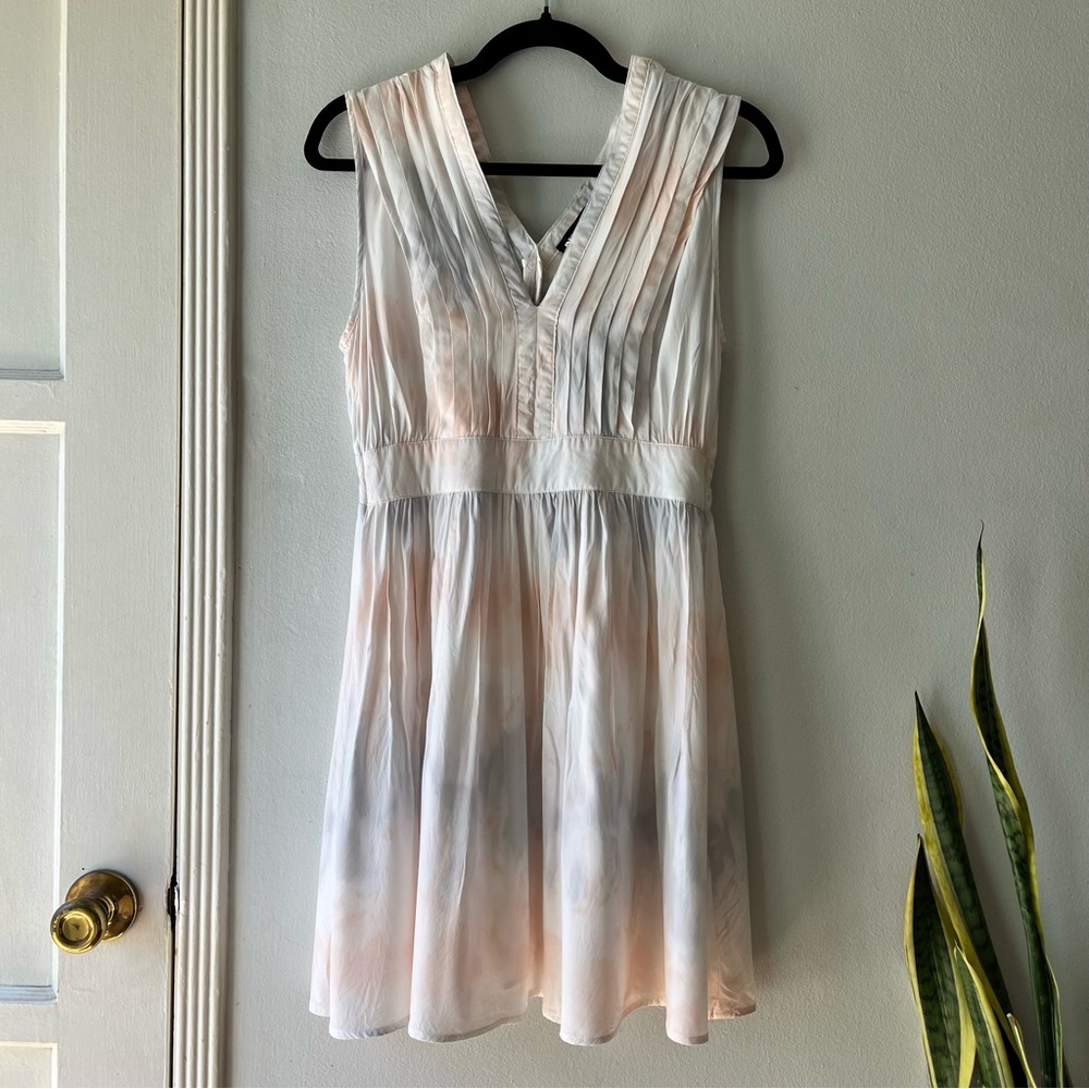 DKNY•ECU•Pleated Tie-Dye Sundress•Sz Small